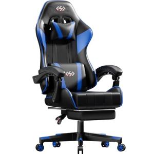 HLFURNIEU Silla Gaming Ergonómica, Silla Gamer con Reposapi…