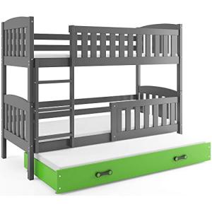 QuBA - Litera de 3 plazas, Estructura Cama Mueble, 200 x 90…