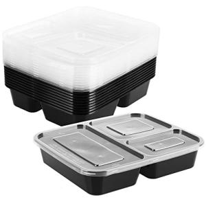 com-four® Tazón de almacenamiento 10x con tapa - Recipiente…