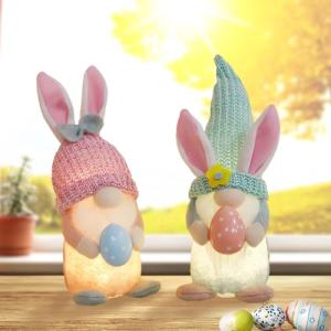 Gnomos de Pascua 2 Piezas, Muñeca Enana Decorativa, Adornos…