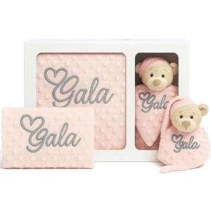 mibebestore Manta Bebé Personalizada   DouDou con Nombre Bo…