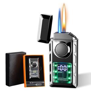 BYZESTY Mechero Soplete de Gas Recargable, Encendedor a Pru…