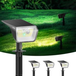 Linkind 2 en 1 Luz Solar con Sensor de Movimiento,3000K & 6…