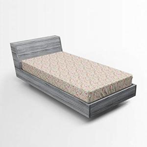 ABAKUHAUS Floral Sábana Elastizada, Suave follaje de Verano…