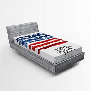 ABAKUHAUS 4 de Julio Sábana Elastizada, Bandera de EE.UU.,…