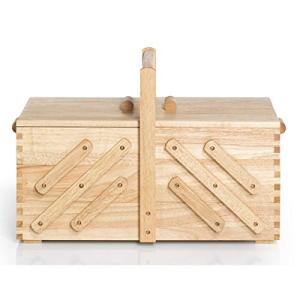 Prym 612548 Caja de costura madera claro L