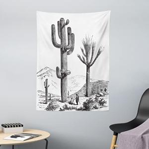 ABAKUHAUS Desierto Tapiz de Pared y Cubrecama Suave, Sketch…