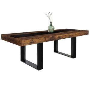 IDMarket Phoenix - Mesa de comedor extensible rectangular (…