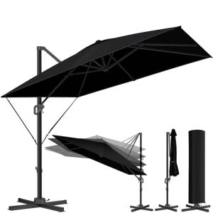 KESSER® Parasol SUN Ø 330cm inclusivo cubierta & protección…