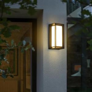 Aplique de Pared Exterior LED Moderna, 18W Rectangular Lámp…