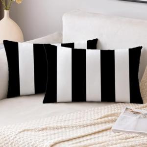 ZHLF Paquete de 2 fundas de almohada impermeables para exte…