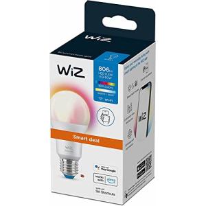 WiZ - Bombilla LED Inteligente Wi-Fi, A60 8,5 W (Eq. 60 W)…