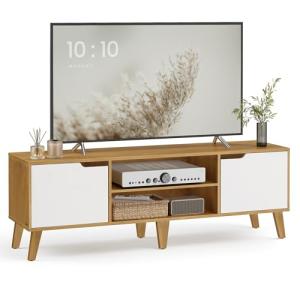 VASAGLE Mueble de TV, Soporte de TV con Estante Ajustable,…