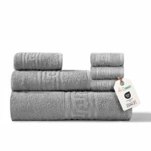 nice homeit Juego de Toallas 6 Piezas - 100% Algodón - Toal…