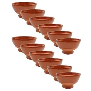 Acan Tradineur - Pack de 12 tazas de barro cocido, modelo R…