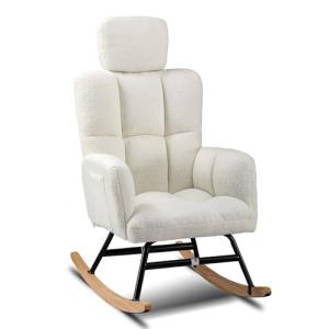 COMHOMA Sillón basculante, sillón de relajación con reposab…