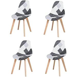 HJhomeheart Juego de 4 Sillas de Comedor, Silla de Comedor…
