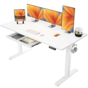 ErGear Mesa Escritorio Elevable 160 x 80 cm, Escritorio Ele…