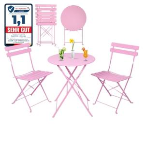 Albatros - Juego de 3 piezas de color rosa – Mesa bistró co…