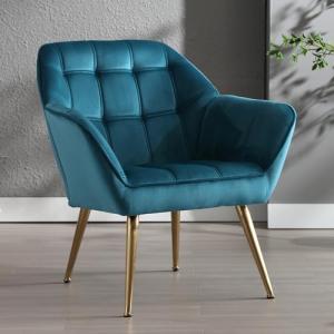 Ya-Home Silla de Salón de Terciopelo Elegante Butaca Modern…