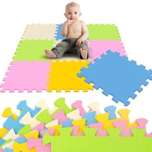 LIttleTom 9 Piezas Alfombra Puzzle para Bebés y Niños - 30x…