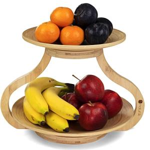 naturlik Bandeja de frutas – cuencos extraíbles – Soporte d…