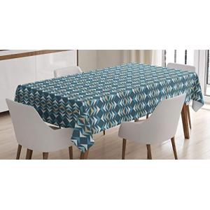 ABAKUHAUS Boho Mantele, Angulada líneas de diseño, Estampad…