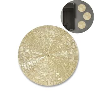 Cyrank Decoración de pared de metal, esculturas de pared de…