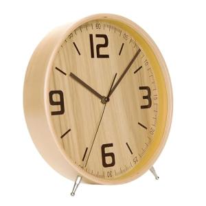 Jiqoe Reloj Escritorio Analógico Madera Europeo Reloj Decor…