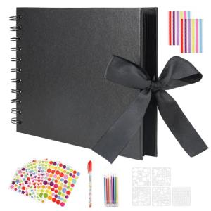 Jinsion Álbum de Fotos Scrapbook, 30 Páginas Scrapbooking A…