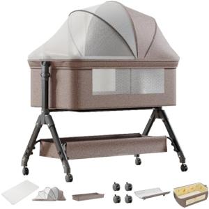 Doraystar Cuna Colecho Bebe, Minicuna Colecho Bebe Plegable…