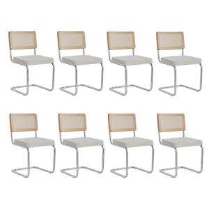 BenyLed Pack 8 Sillas de Comedor Estilo Nórdico Silla Escan…