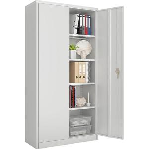 SUPEER Armario Metálico Profesional 180 cm‌,2 Puertas   4 E…