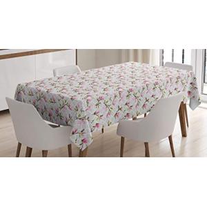ABAKUHAUS Vendimia Mantele, Modelo De Flor De La Magnolia,…