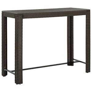 vidaXL Mesa Alta de Jardín Muebles Mobiliario Cocina Salón…