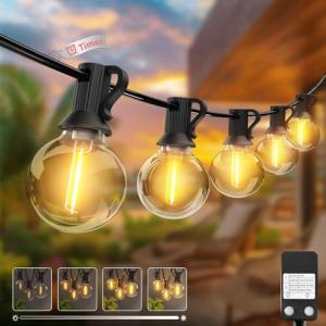 kolpop 76FT/23M Guirnaldas Luces Exterior, [Regulable & Tem…