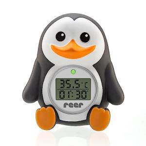 reer MyHappyPingu 2in1 Termómetro digital de baño y tempera…