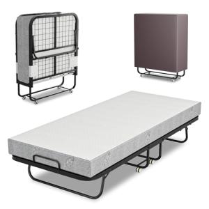 Jaxguom Cama plegable de 90 x 200 cm, cama de invitados ple…