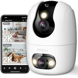 Imou 6MP(2K 2K) Cámara IP WiFi Doble Lente, 2.4/5Ghz Cámara…