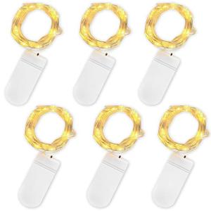 Jsdoin Cadena de Luces con Pilas, 20 LEDs 2M Alambre de Cob…