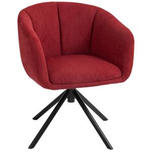 HOMCOM Sillón Giratorio 360° con Asiento Acolchado, Moderno…
