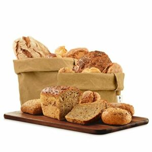 Cesta Pan Ecológica en Papel Kraft Lavable - Set de 3 Paner…