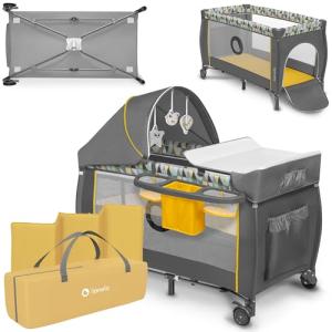 lionelo Sven Plus Cuna de Viaje para bebés 0-36M para niños…
