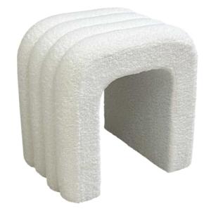 HOME DECO FACTORY, HD0339, Puf Arco Bouclette Archy, Natura…