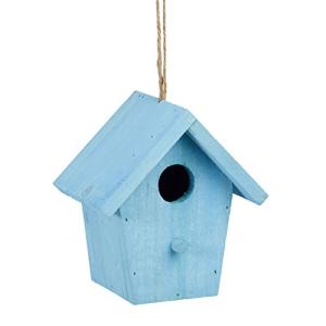Relaxdays Casita para pájaros, Comedero Colgante de Aves, A…
