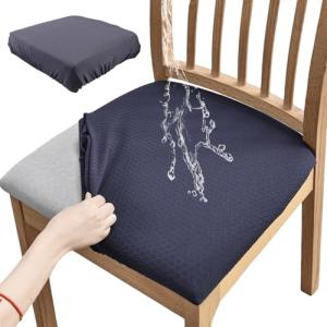 GOMETY Elegante juego de 4 fundas de asiento impermeables p…