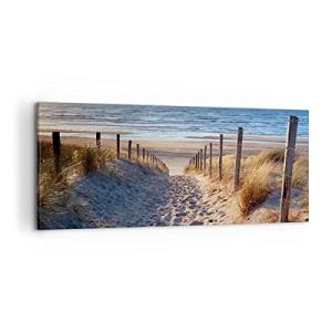 ARTTOR Cuadros Decoracion Salon mar playa duna Lienzos deco…
