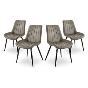Mc Haus ENA Olive x4 - Pack de 4 sillas de Comedor, diseño…