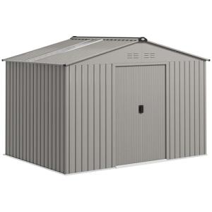 Outsunny Caseta de Jardín Exterior 4,9 m² 277x195x192 cm Co…