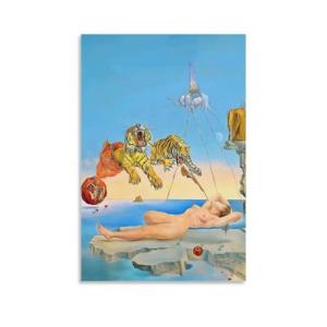 Póster de pintura de Salvador Dalí Surrealismo (Sueño causa…